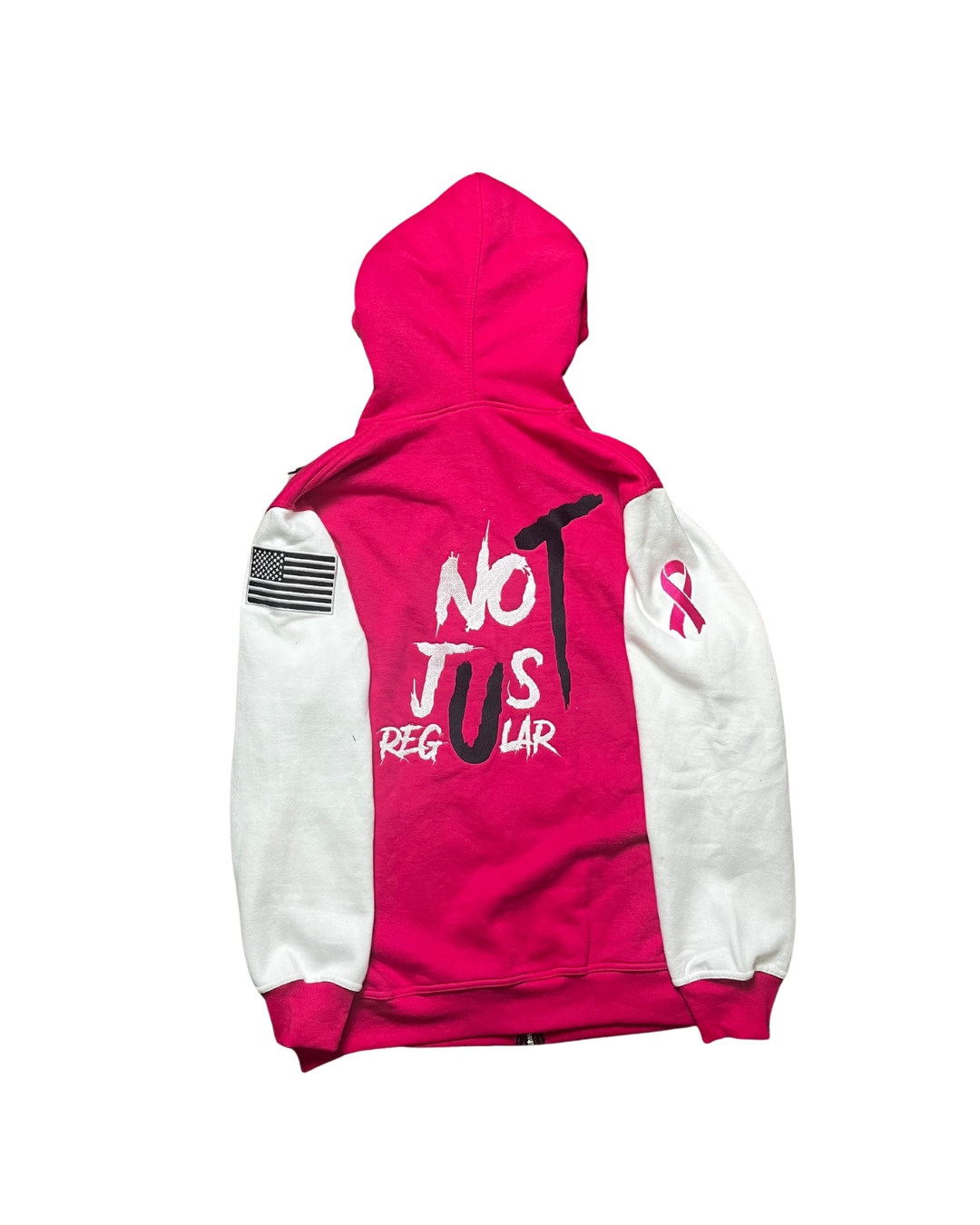 BREAST CANCER ZIP-UP HOODIE