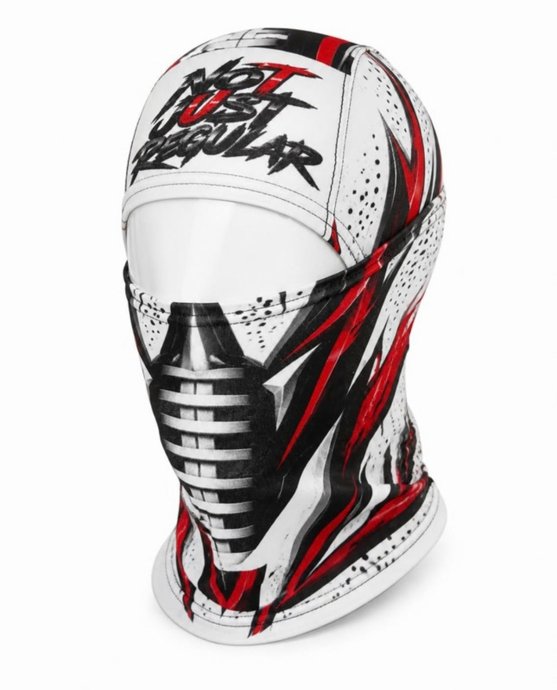 NJR Shiesty, red football, on mannequin
