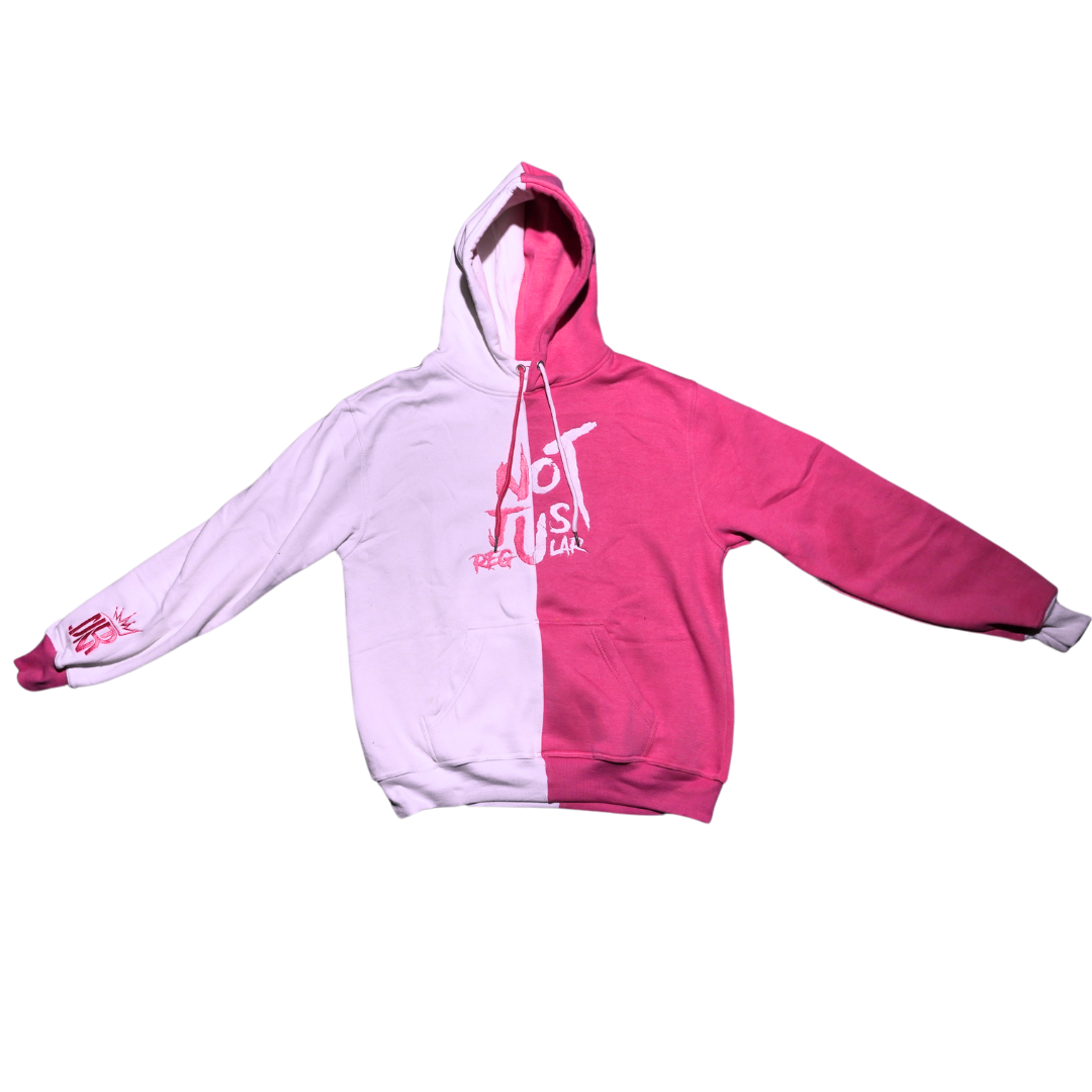 Two Tone Pink & White