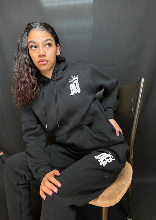 Black PUFF NJR Sweatsuit